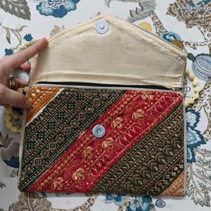 Vintage Embroidered Coin Purse