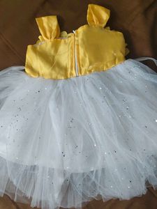 Cute Yellow Flower Girl Dress