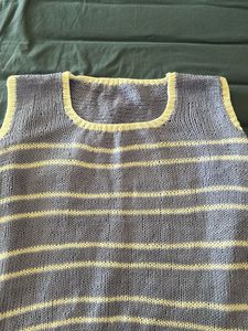 Striped Knit Tank Top light weight