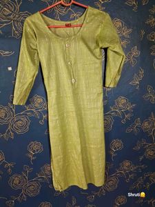 2 Green One Time Used Kurti