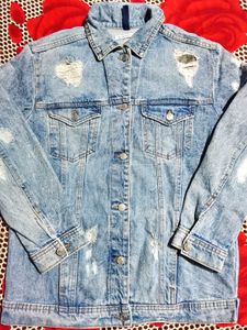 Distressed Denim Jacket