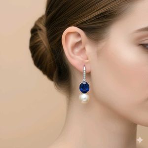 Pearl &amp; Gemstone Earrings