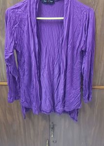 Purple Cardigan