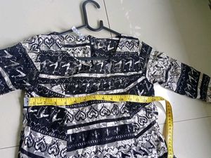 Patterned Mini Dress
