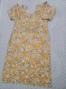 Floral Print Kurta