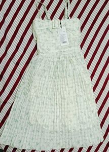 Vintage Floral Print Dress