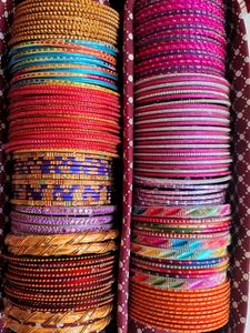 Beautiful Colourful Metal Bangles