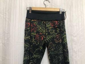 Varied Gear Black Printed Leggings
