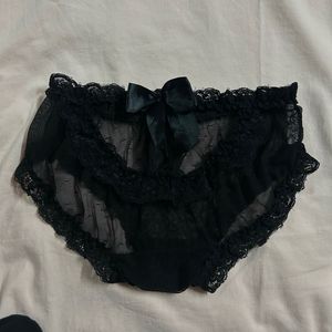 Black Lace Panties