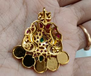 Cute Peacock 1 Gramgold Pendant