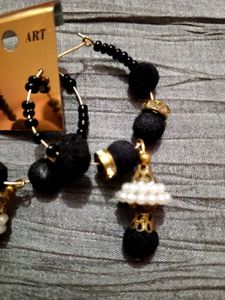 Oman Art Hoop Earrings