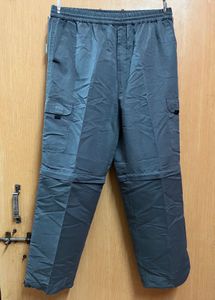 Relaxed Fit Grey Joggers For Men