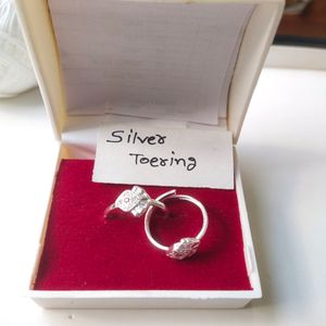 Pure Silver Toe Ring For Women Chandi Ki बिछीया