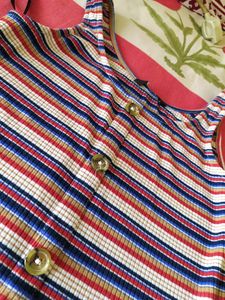 Colourful Strips Top