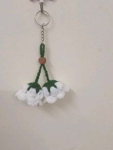 crochet Bell 🌹 keychain
