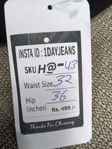 H@43 Size-32 (Sale) Latest Ladies high waist Jeans