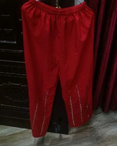 Red Kurti Set
