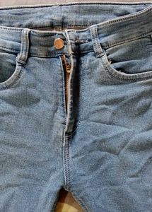 Blue Bootcut Jeans