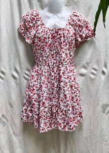 5126. CUTE FLORAL MINI DRESS