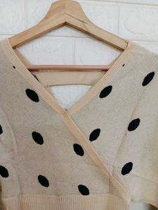 mini polka dot y2k body fit dress