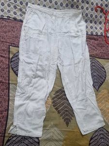 Men&#39;s White Dhoti Pants