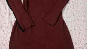 Turtle Neck Bodycorn Midi Dress