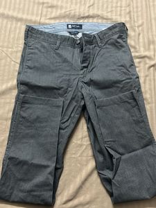 Men's Gray Patterned Pants