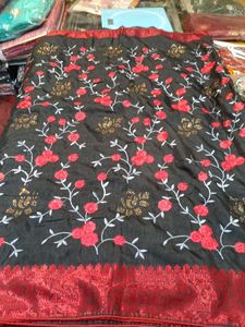 Elegant Floral Saree
