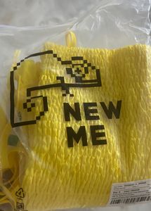 Newme Yellow Textured Dress