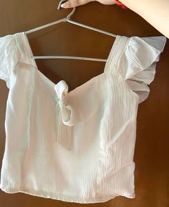 White Crop Top