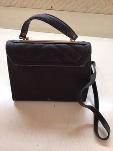 Ladies Black Handbag, Chic Dune London Purse