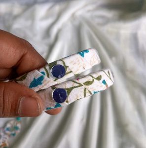 Floral Fabric Jewelry Set