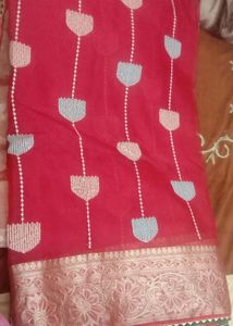 Party Wear Organza Saree