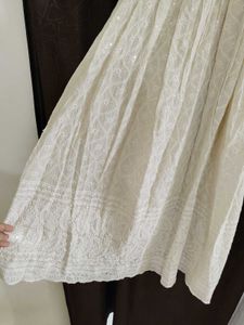 Ivory Embroidered Dress