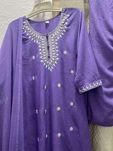 Elegant Purple Salwar Kameez Suit