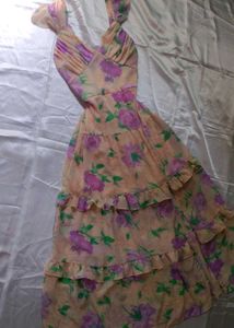 Floral Ruffle Tiered Dress