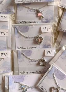 *`•~Silver Charm Necklaces