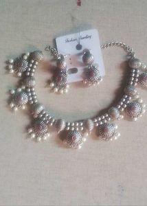 German silver jwelry combo of 5