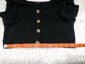 Black Crop Top
