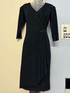 Pintrest Elegant Black Wrap Dress