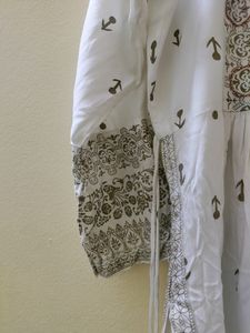 Festive Off White Kurta