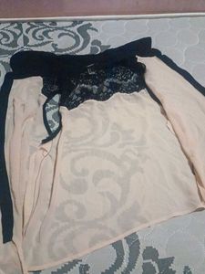 Forever 21 Lace Trim Blouse