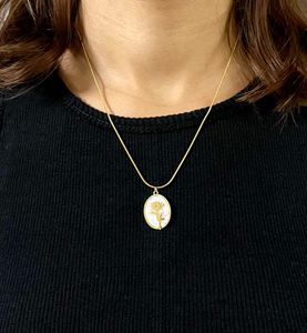 Anti-tarnish Chain And Pendant Necklace