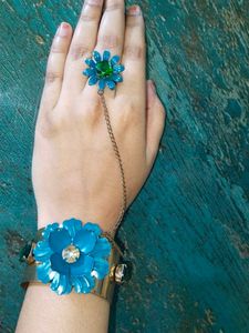 Boho Floral Slave Bracelet