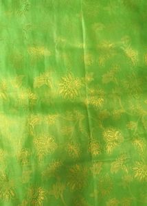 Green &amp; Gold Sari