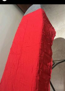 Blood Red Cotton Dupatta new