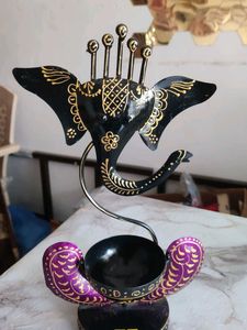 Beautiful Ganesh Idol In Metal Body