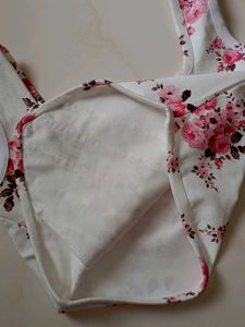 Floral Print Corset Top