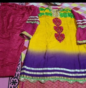 Very attractive plazoo suit &amp; duppata