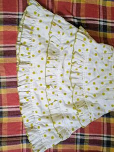 Polka Dot Ruffle Skirt
